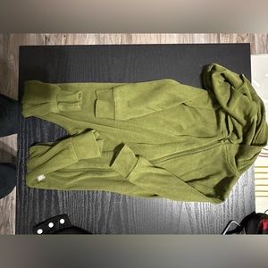 Kyte baby olive jersey hoodie 6-12